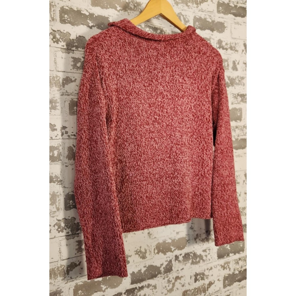 J. Jill Marled Knit V-Neck Sweater Hong Kong Made Soft Blend Cozy Fall Style XS - Picture 8 of 16